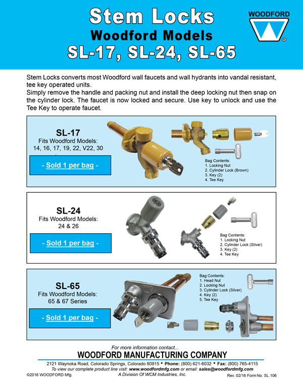Woodford Model 17 Freezeless Faucet